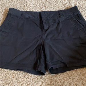 Black khaki shorts